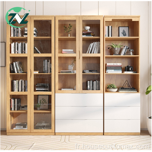 Bibliothèque en bois étagère multifonctionnelle Dsplay MDF Cabinet
